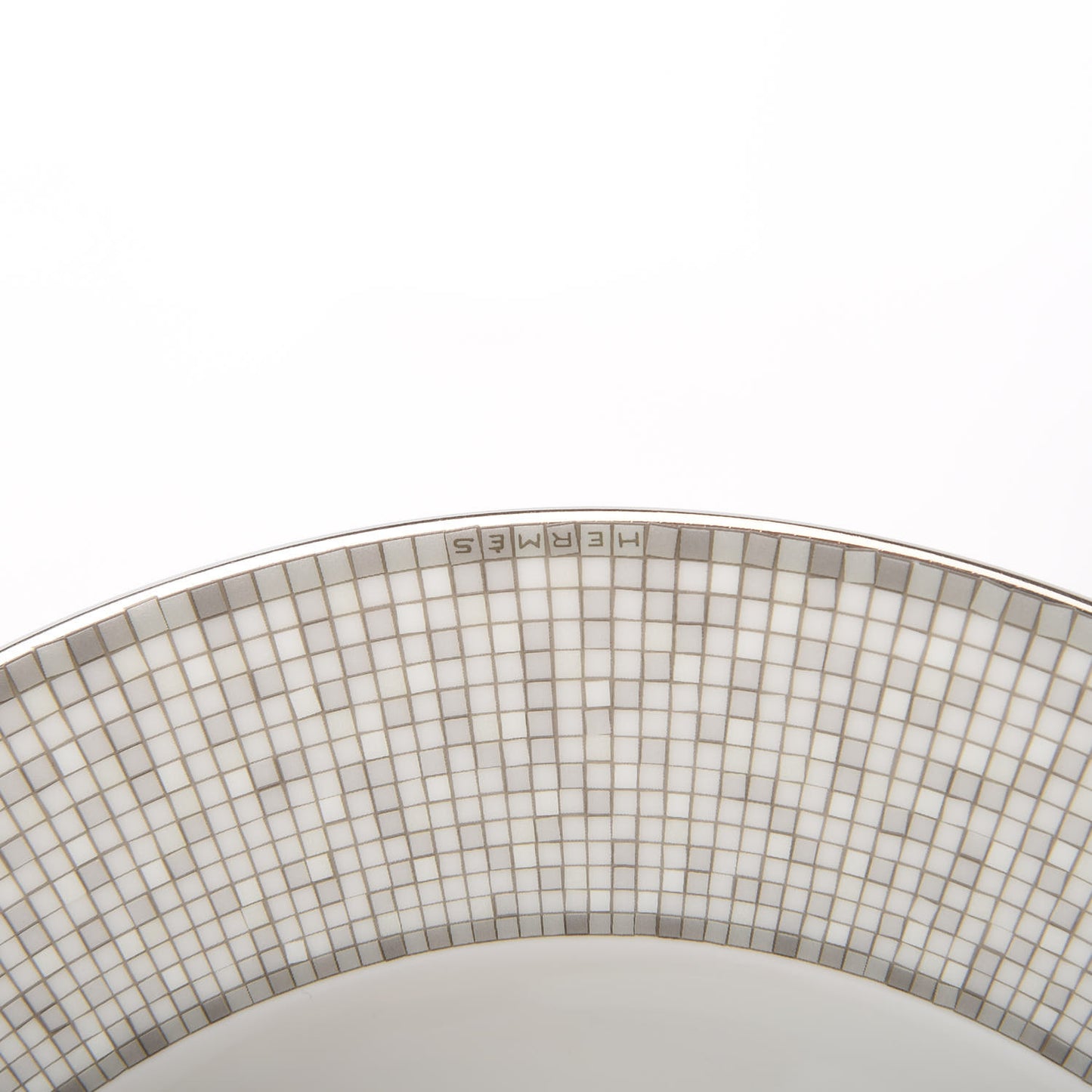 Porcelain Mosaique Au 24 Platine Soup Bowl Set of 2