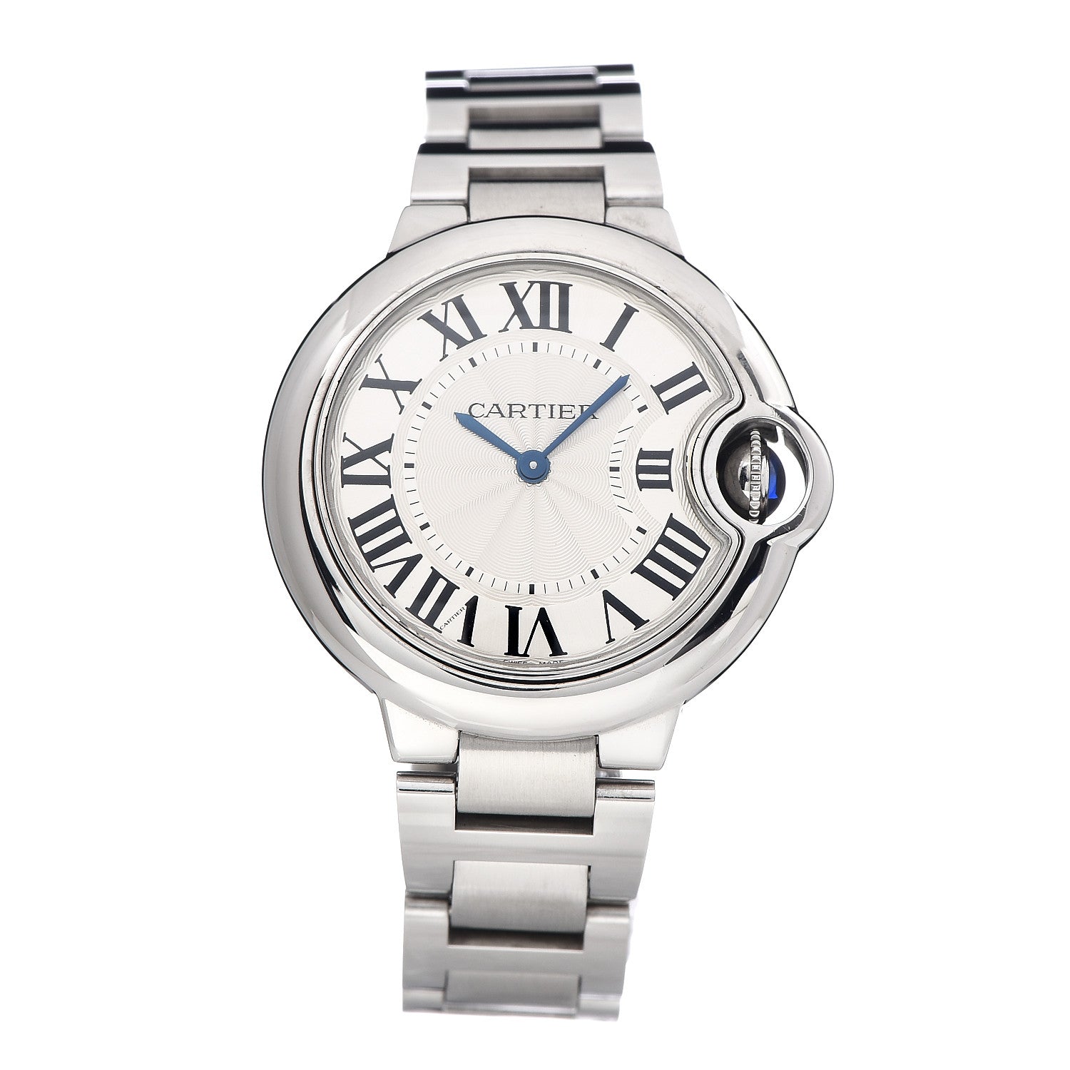 Cartier Stainless Steel 33mm Ballon Bleu De Quartz Watch 1 of 7