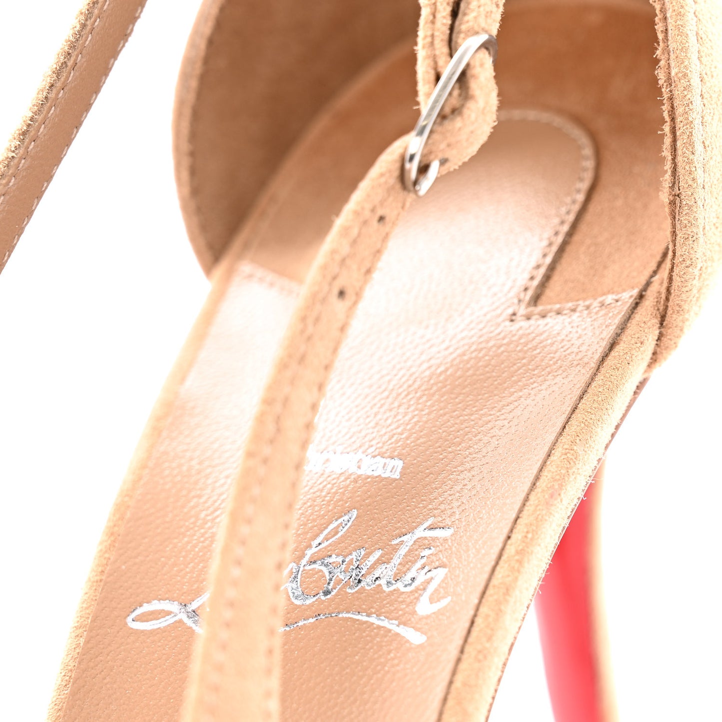 Veau Velours Cut Out Apostrophatoric 80 Pumps 38 Tan