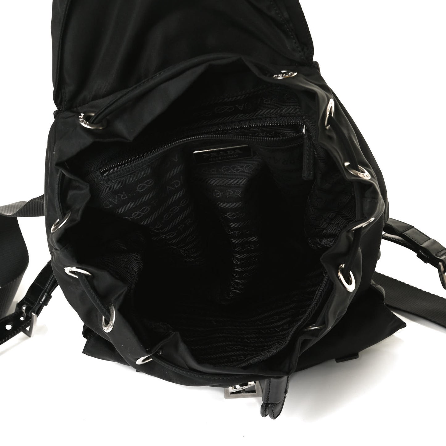 Tessuto Nylon Small Backpack Black