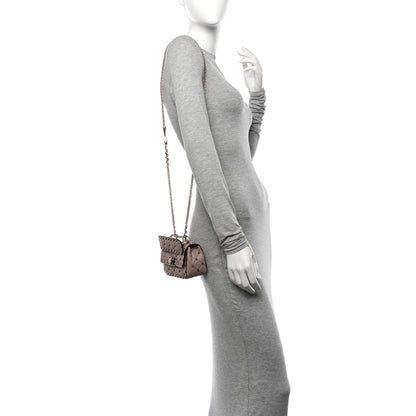 Valentino Garavani Nappa Micro Rockstud Spike Shoulder Bag Poudre 2 of 11