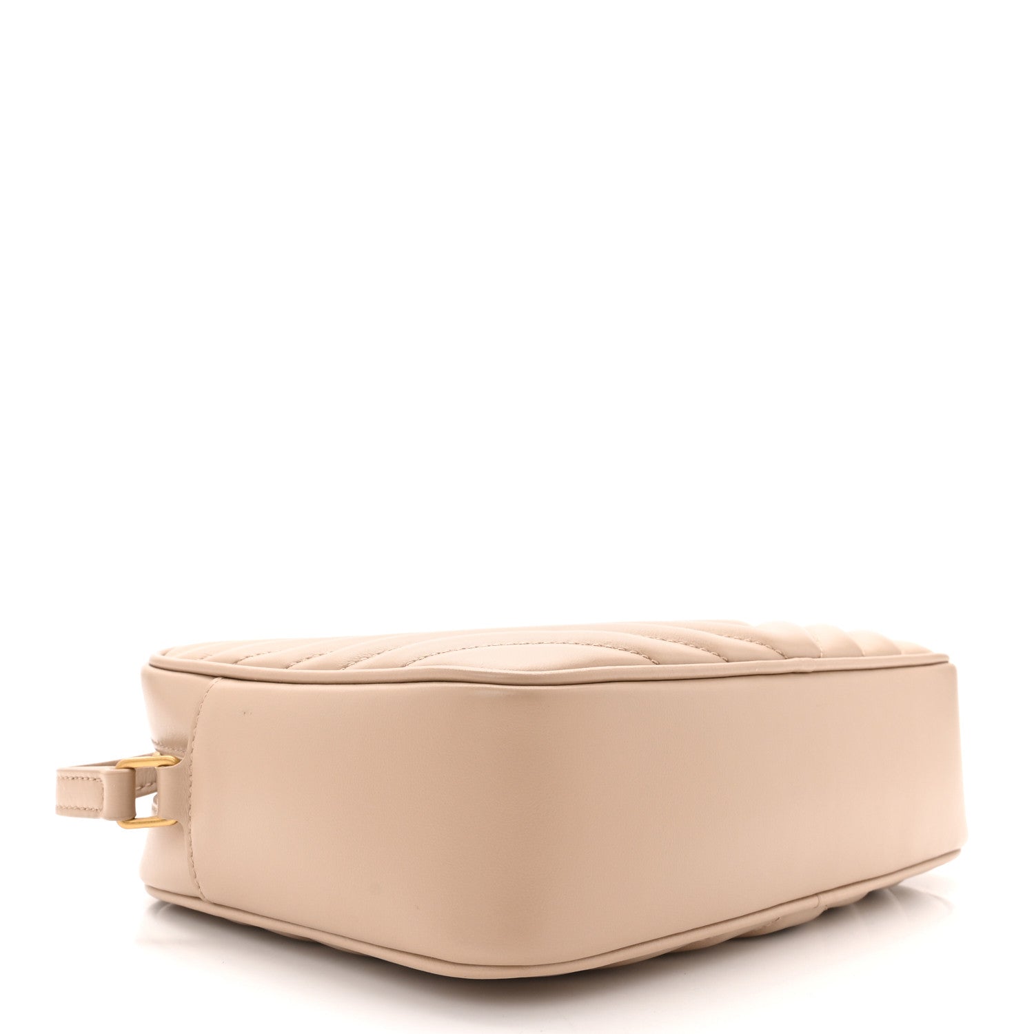 Saint Laurent Calfskin Matelasse Monogram Lou Camera Bag Dark Beige 3 of 10