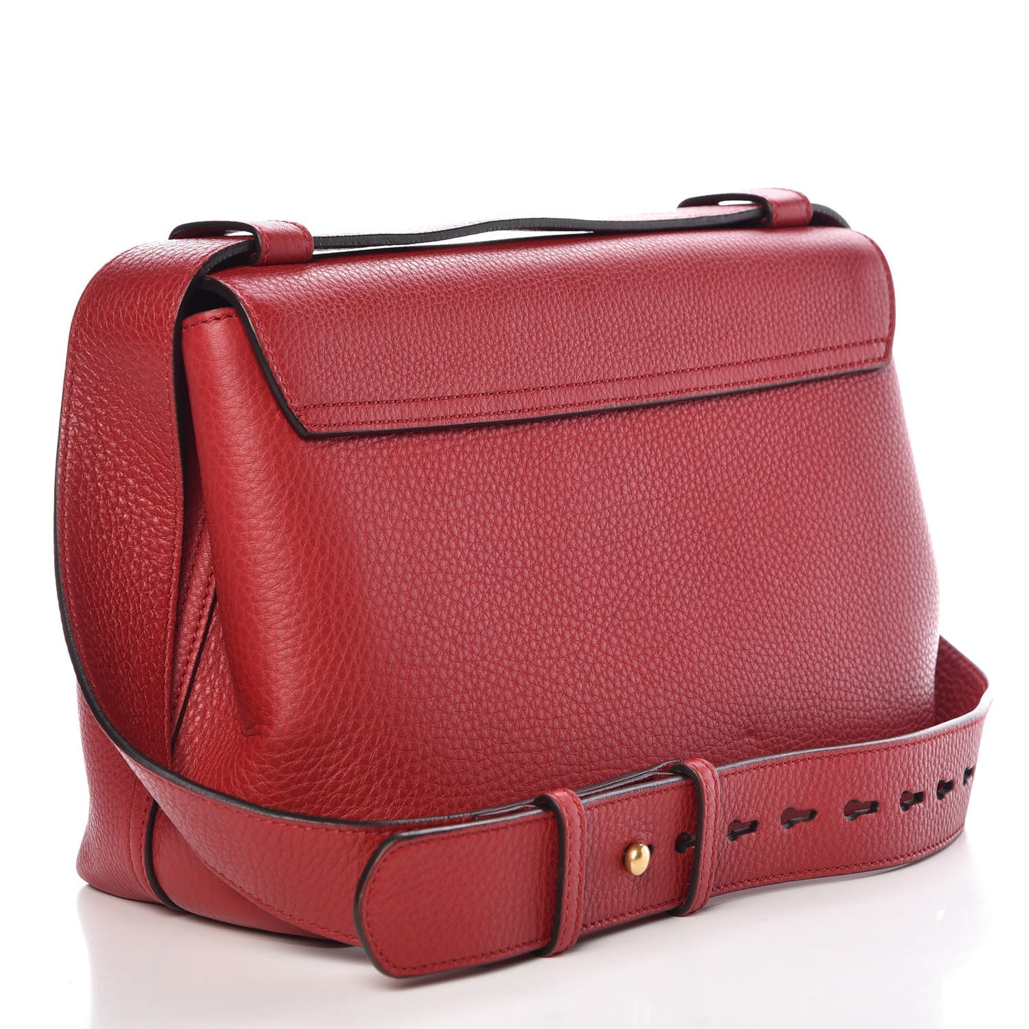 Cellarius Calfskin GG Marmont Shoulder Bag Vulcanic Red