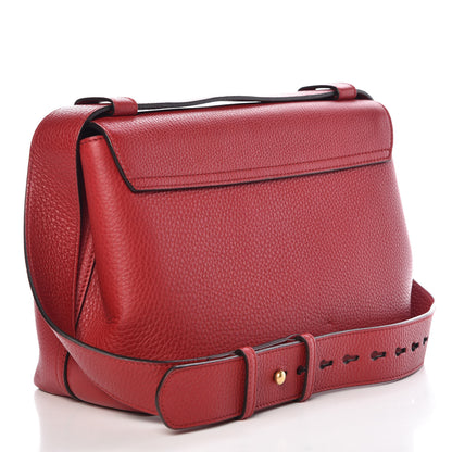 Gucci Cellarius Calfskin GG Marmont Shoulder Bag Vulcanic Red 3 of 9