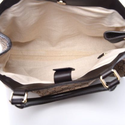 Gucci Monogram Tweed Medium Sukey Tote Dark Brown 5 of 10