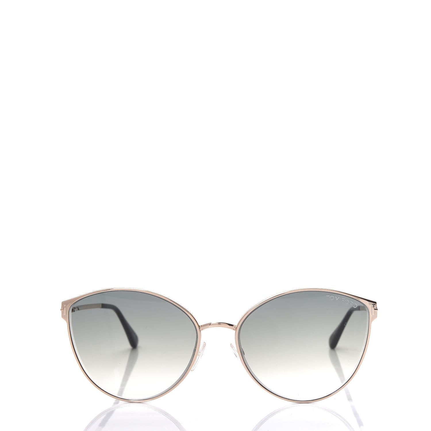 Tom Ford Metal Cat Eye Zeila Sunglasses TF654 Gold 2 of 7