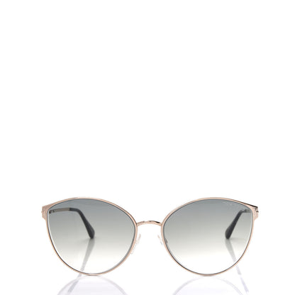 Tom Ford Metal Cat Eye Zeila Sunglasses TF654 Gold 2 of 7