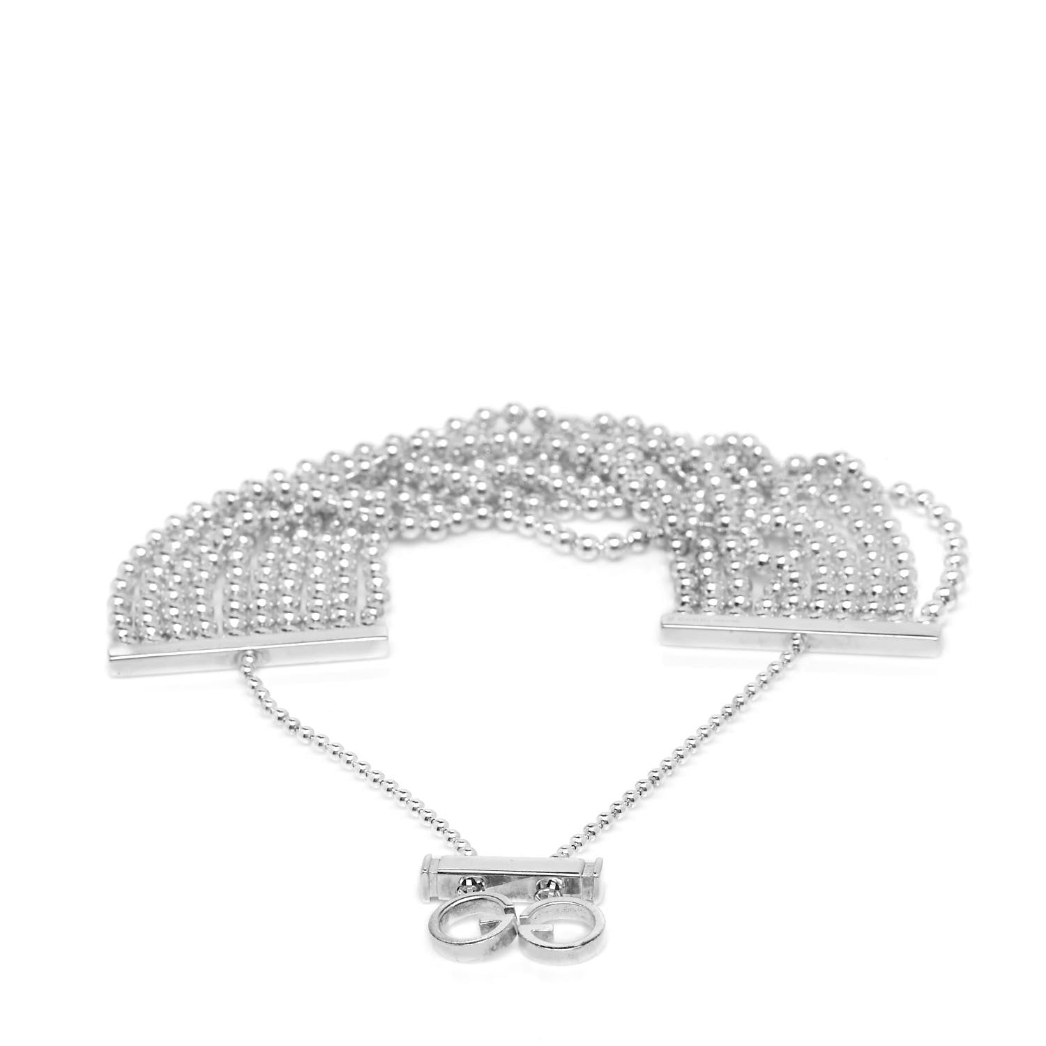 Gucci Sterling Silver Ten-Strand Ball Chain Bracelet 3 of 4