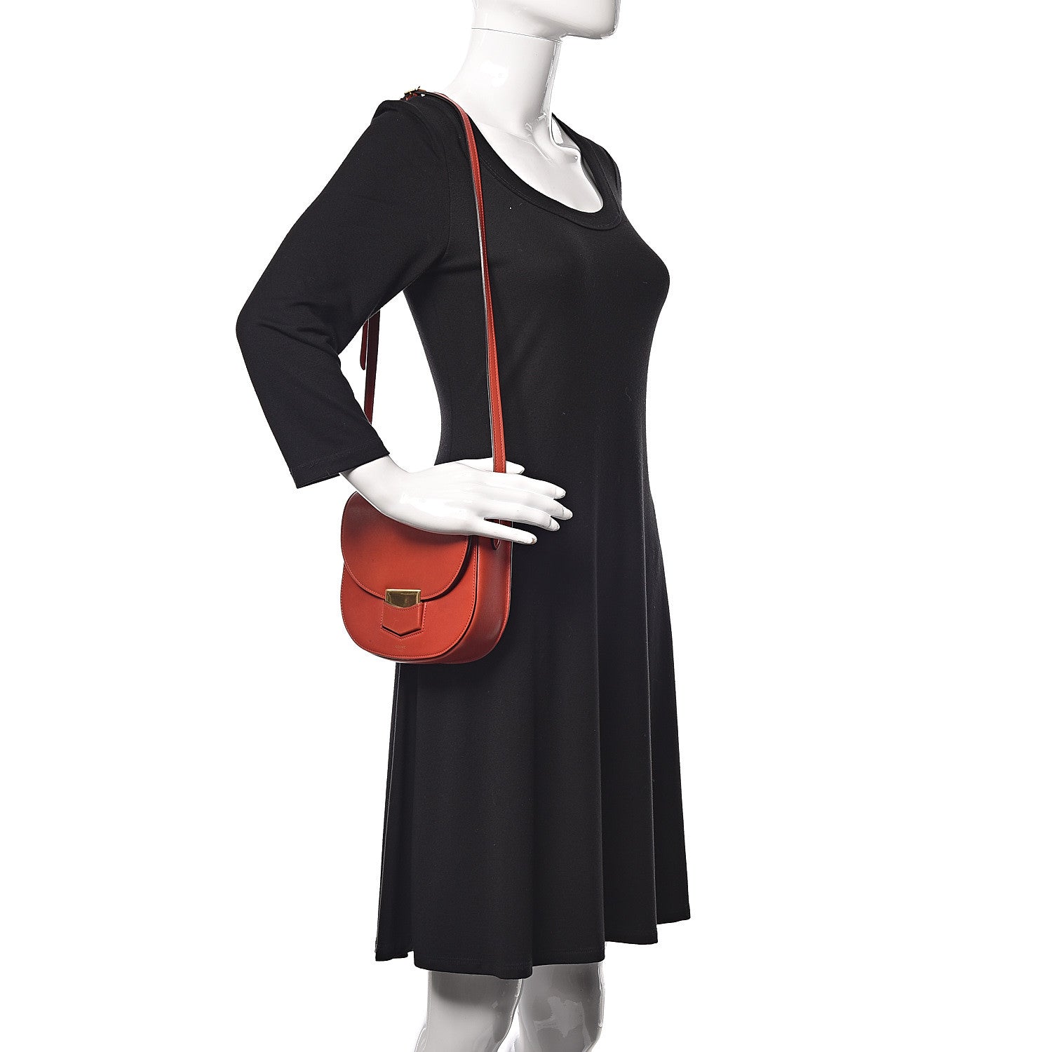 Celine Supersoft Calfskin Small Trotteur Ruby 2 of 13