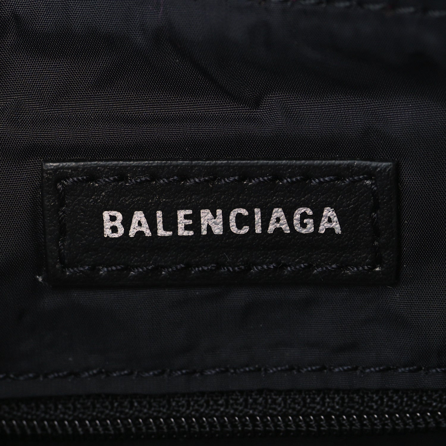 Balenciaga Recycled Sport Nylon Logo Embroidered Wheel Sling Bag Fluo Pink Black 5 of 5