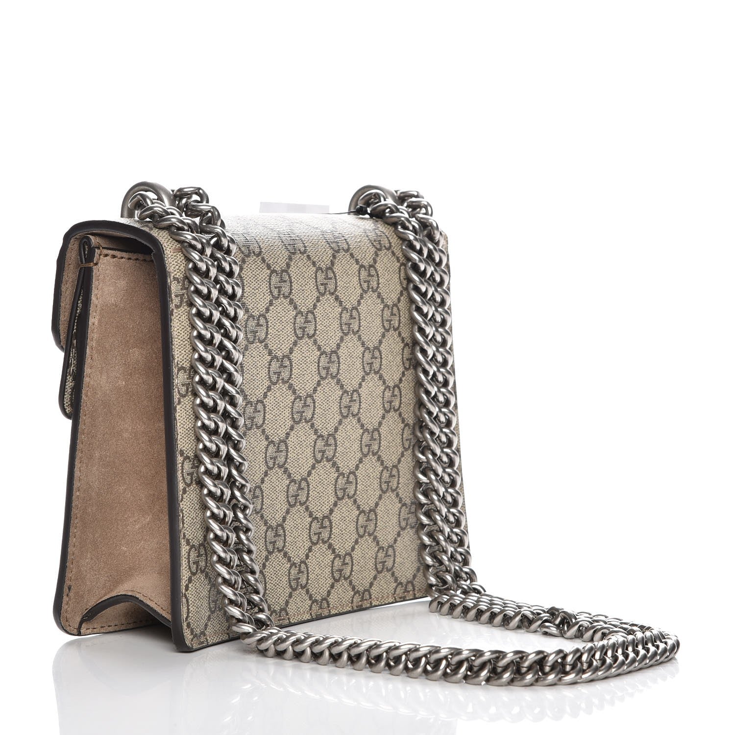 Gucci GG Supreme Monogram Mini Dionysus Shoulder Bag Taupe 4 of 9
