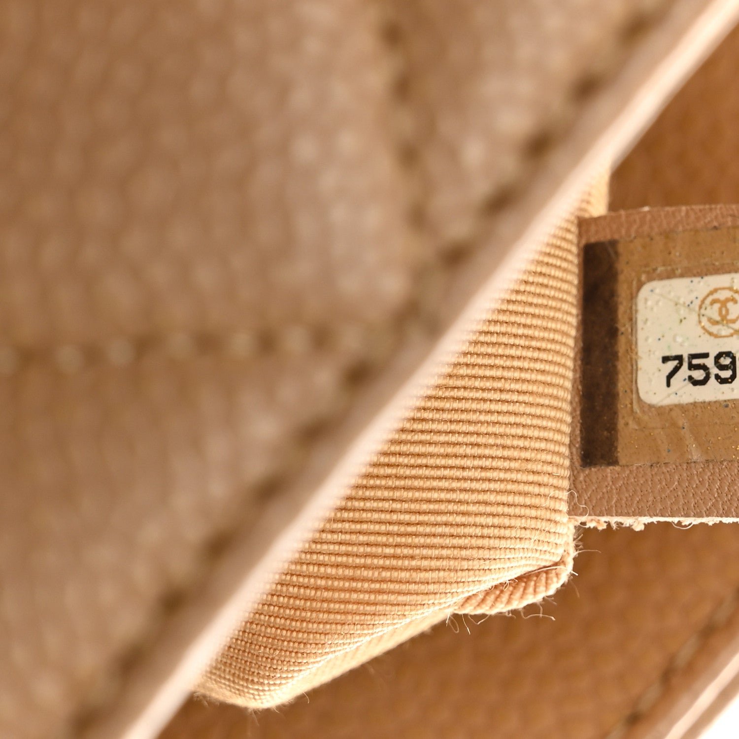 Chanel Caviar Quilted Medallion Tote Beige 7 of 12