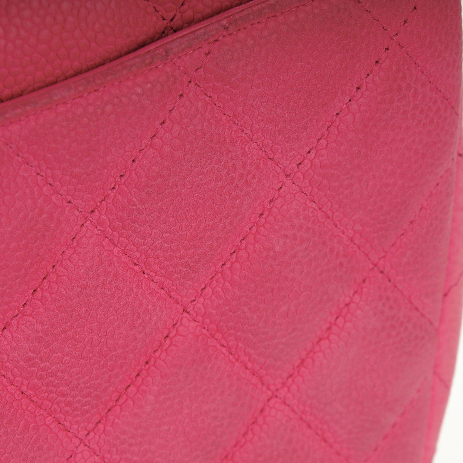 Chanel Iridescent Caviar Clutch with Chain Flap Pink 9 of 10