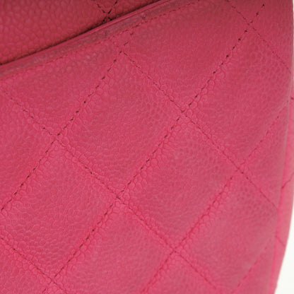 Chanel Iridescent Caviar Clutch with Chain Flap Pink 9 of 10