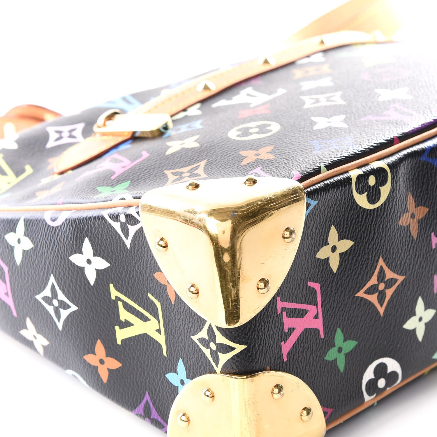 Louis Vuitton Monogram Multicolor Boulogne Black 5 of 10