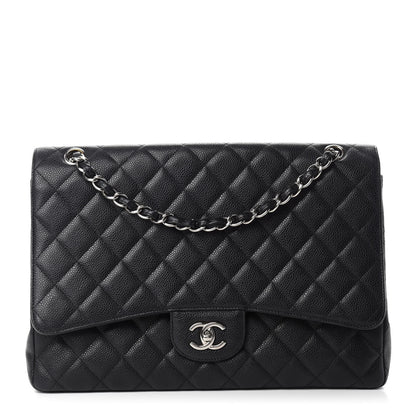 Chanel Caviar Quilted Maxi Single Flap Black 1 of 13