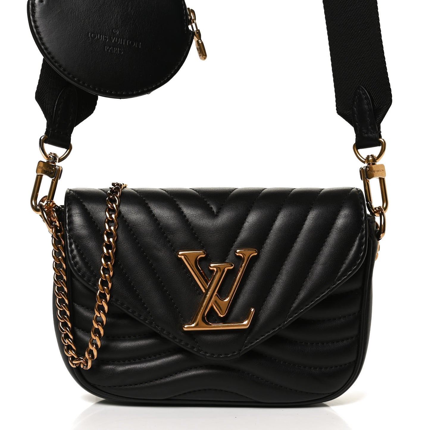 Calfskin New Wave Multi Pochette Black