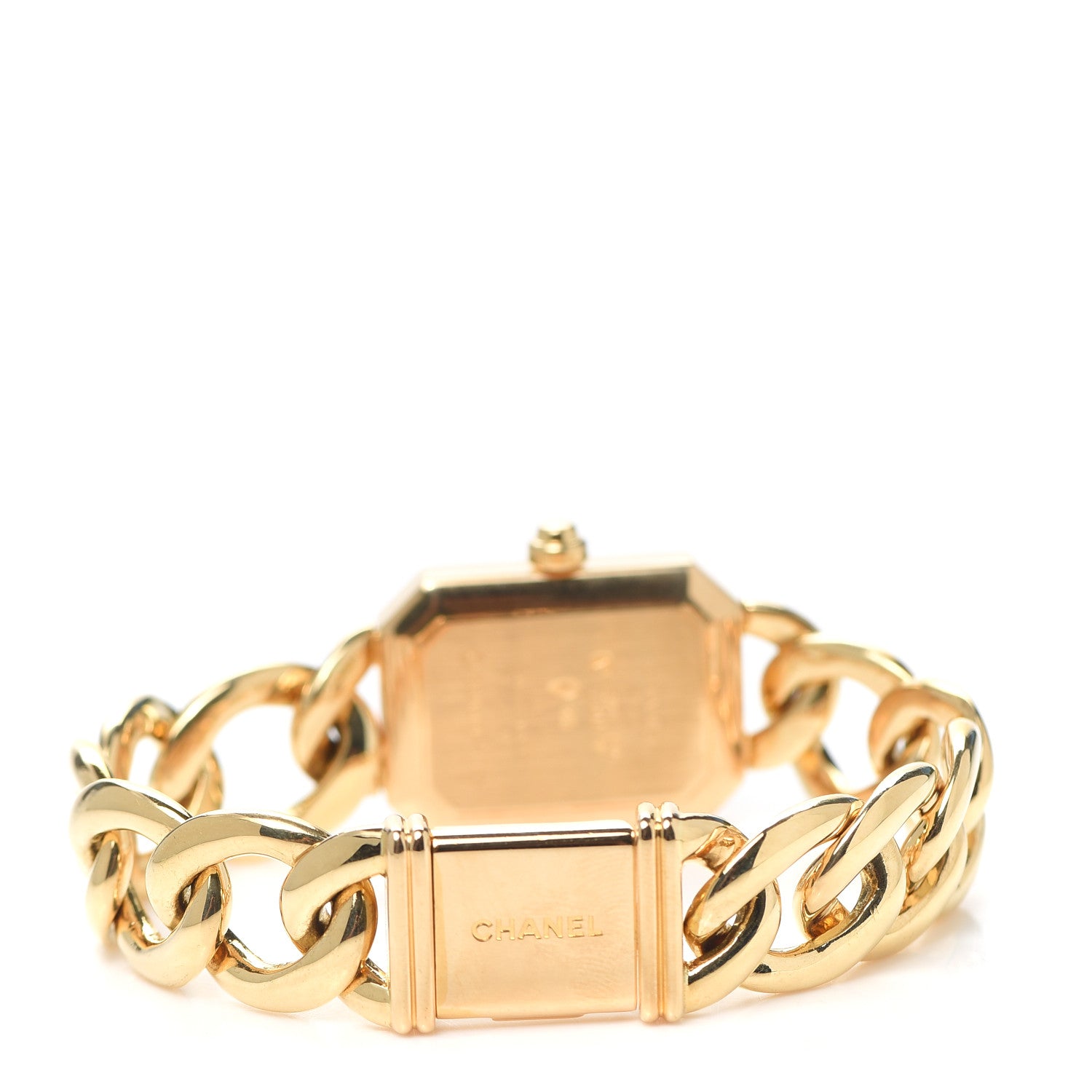 Chanel 18K Yellow Gold 20mm Chain Premiere Quartz Watch XL 3 of 4