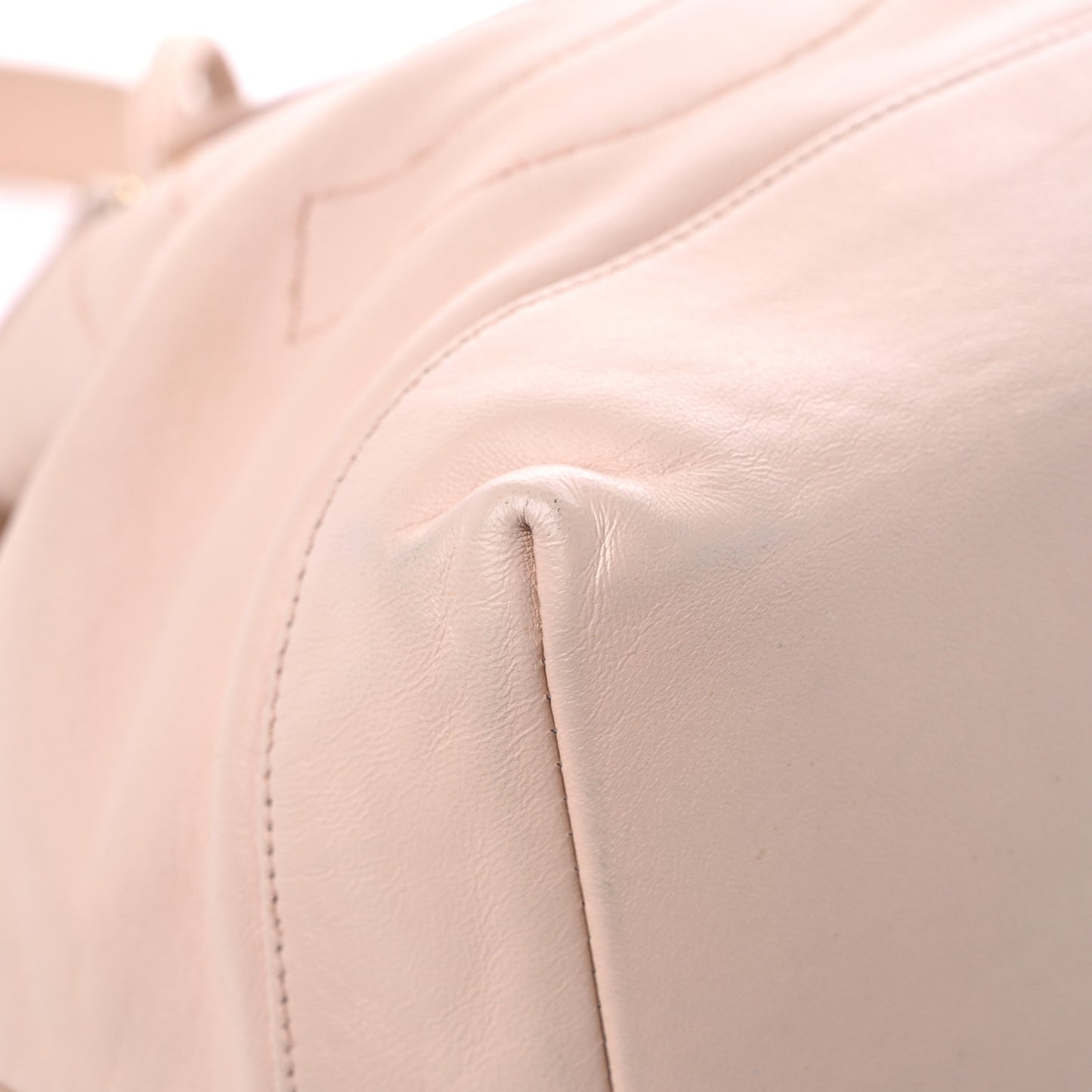 Lambskin Mini CC Drawstring Bag Light Pink