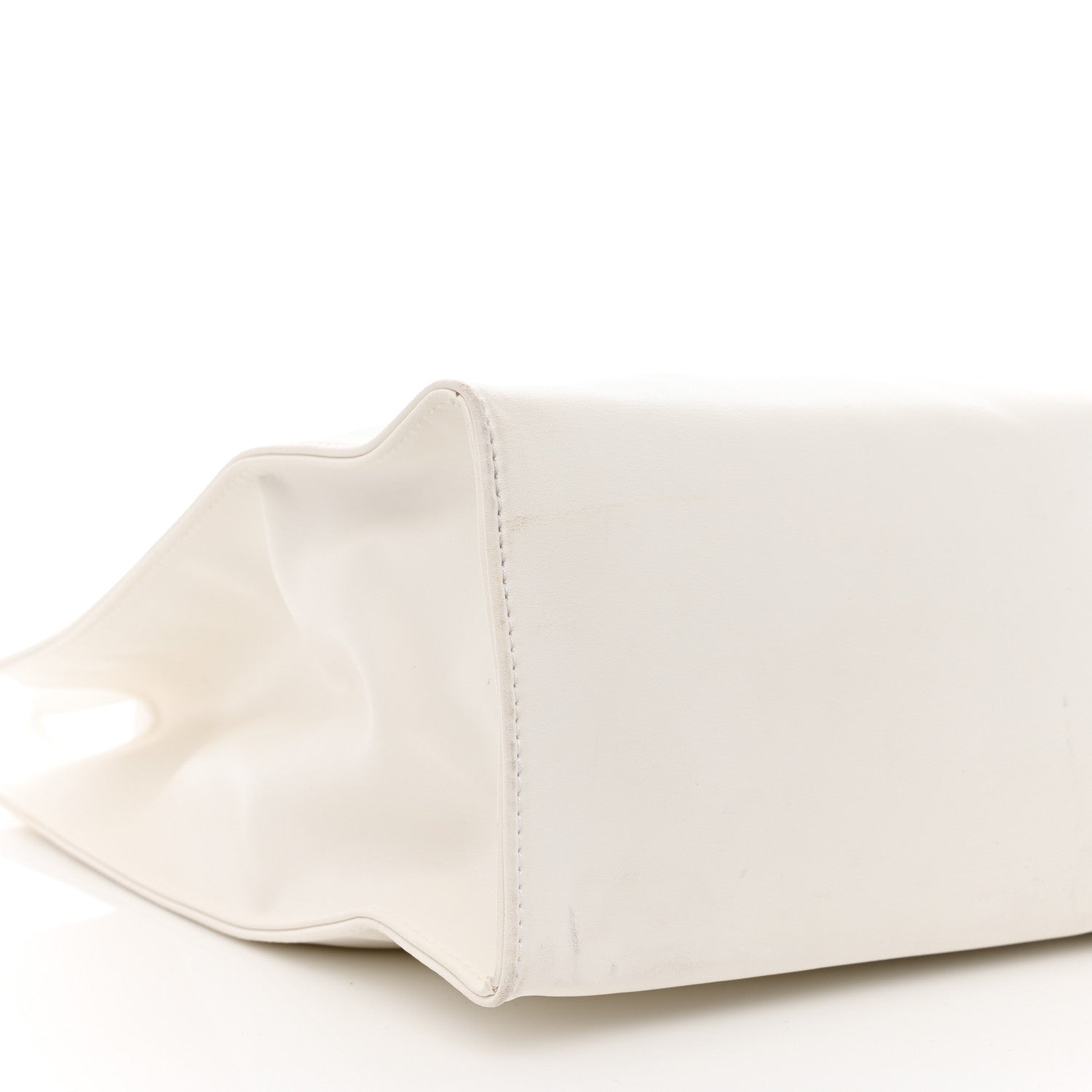 Telfar Vegan Leather Medium Shopping Bag White 10 of 15
