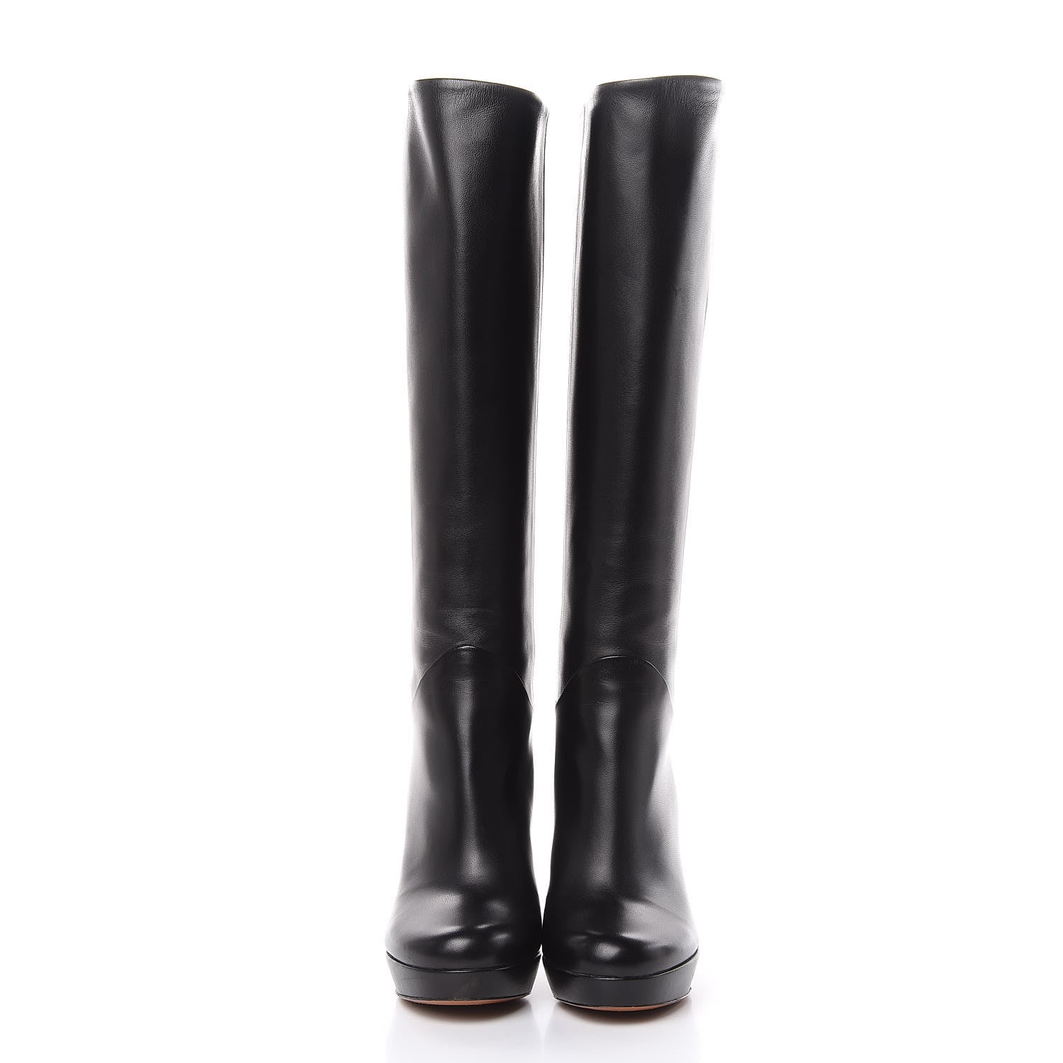 Gucci Nappa Charlotte Tall Boots 35 Black 2 of 11