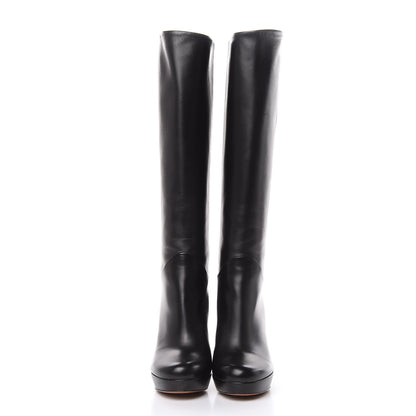 Gucci Nappa Charlotte Tall Boots 35 Black 2 of 11