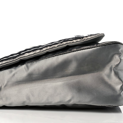 Chanel Metallic Nylon Sport CC Messenger Dark Silver 18 of 19