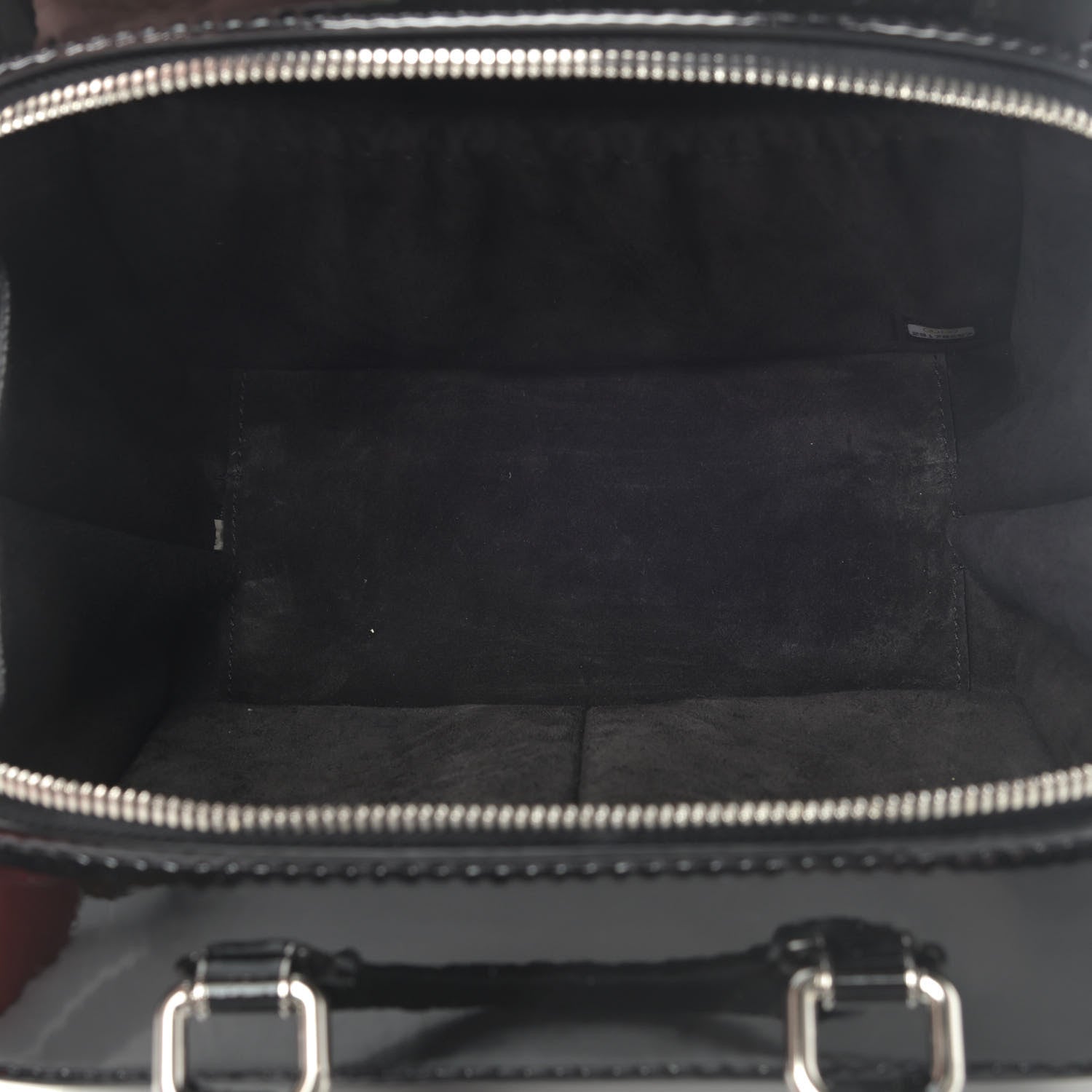 Chanel Patent Quilted Travel Kit Vanity Case Black 4 of 4