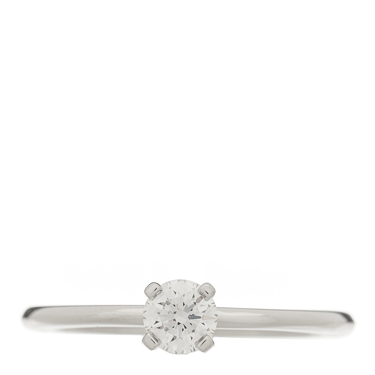 Platinum Diamond .23ct Tiffany True Engagement Ring 47 4