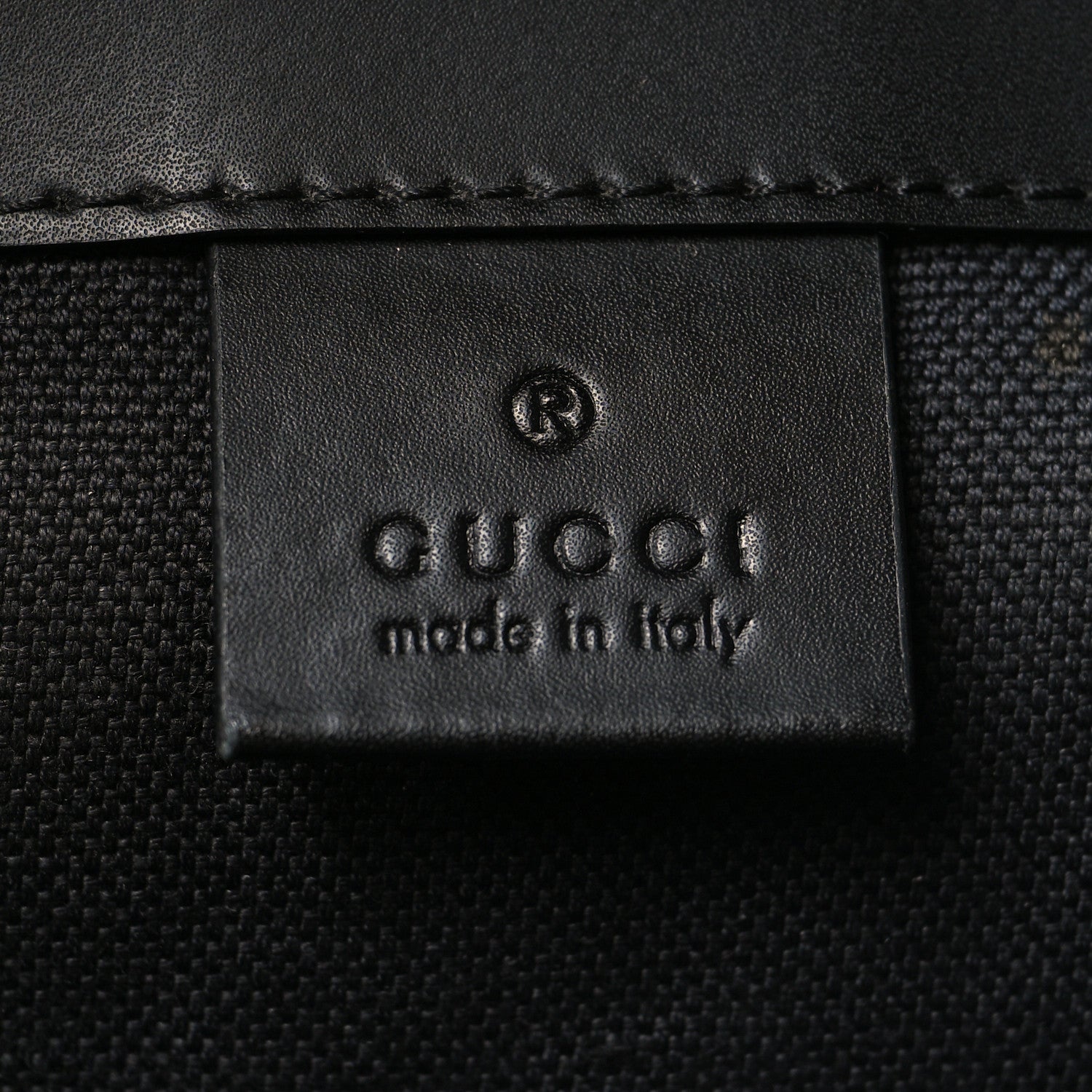 Gucci Soft GG Supreme Monogram Calfskin Web Double Buckle Backpack Black 6 of 11
