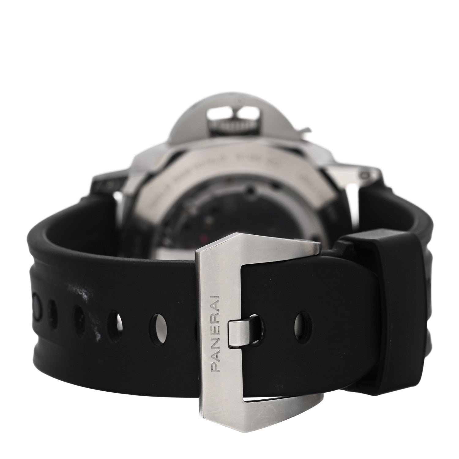 Panerai Stainless Steel Rubber 44mm Luminor Marina 1950 Automatic Watch Black PAM00359 3 of 5