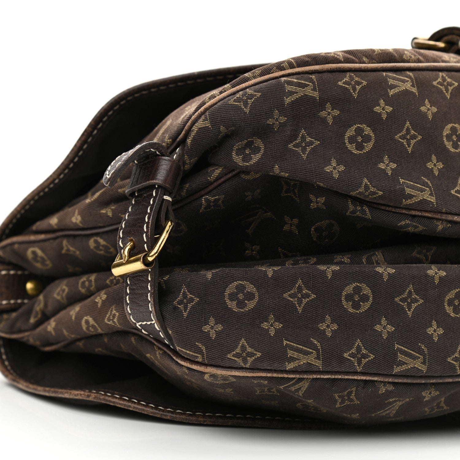 Louis Vuitton Monogram Mini Lin Saumur Ebene 9 of 18