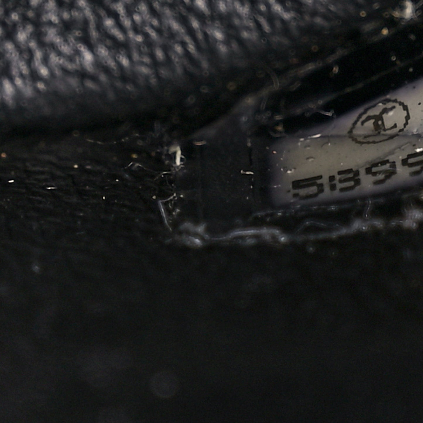 Caviar Quilted Medallion Tote Black