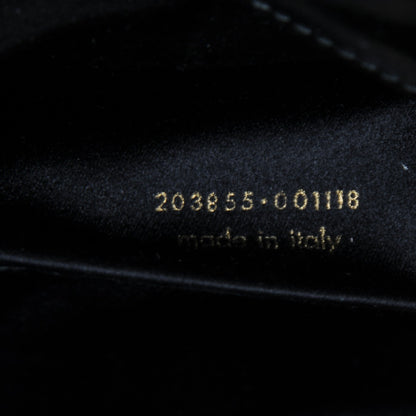 Saint Laurent Textured Patent Monogram Large Belle De Jour Clutch Black 7 of 7