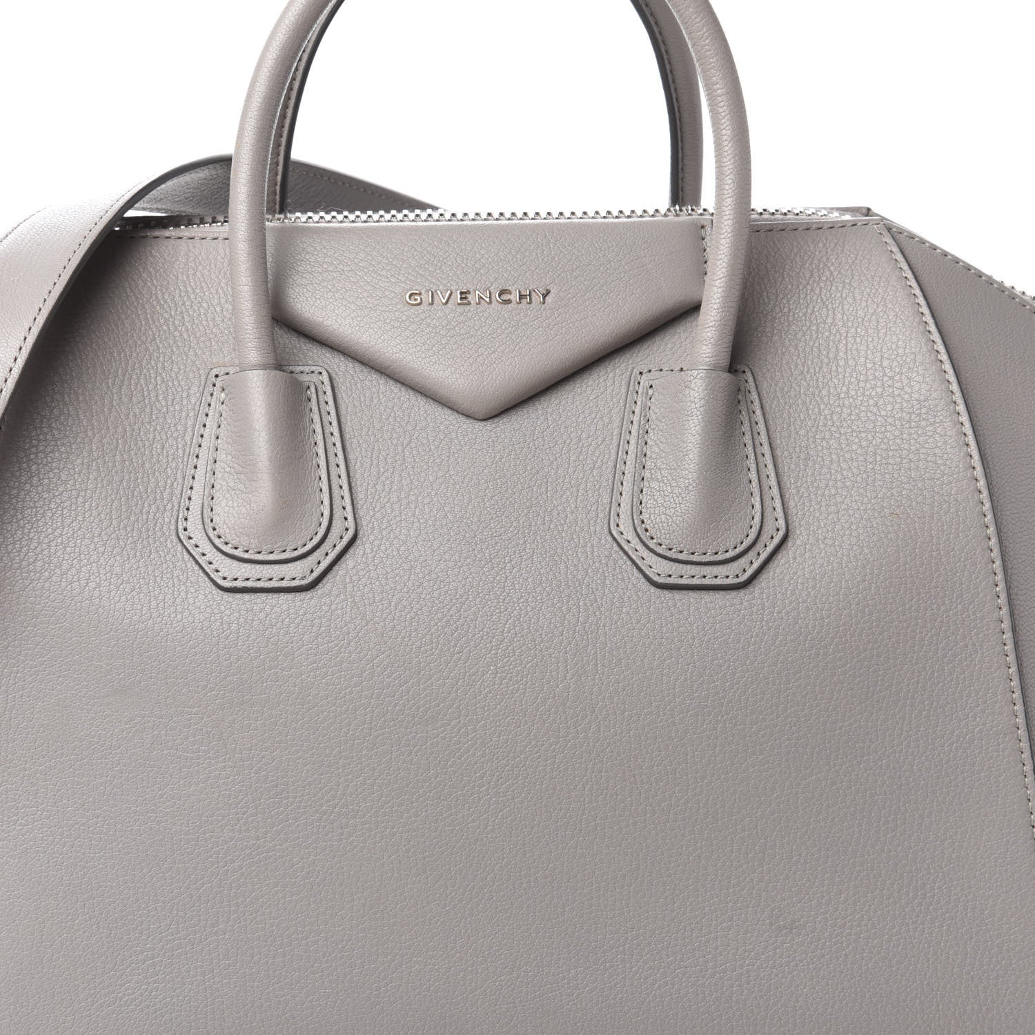 Givenchy Sugar Goatskin Medium Antigona Pearl Grey 10 of 10