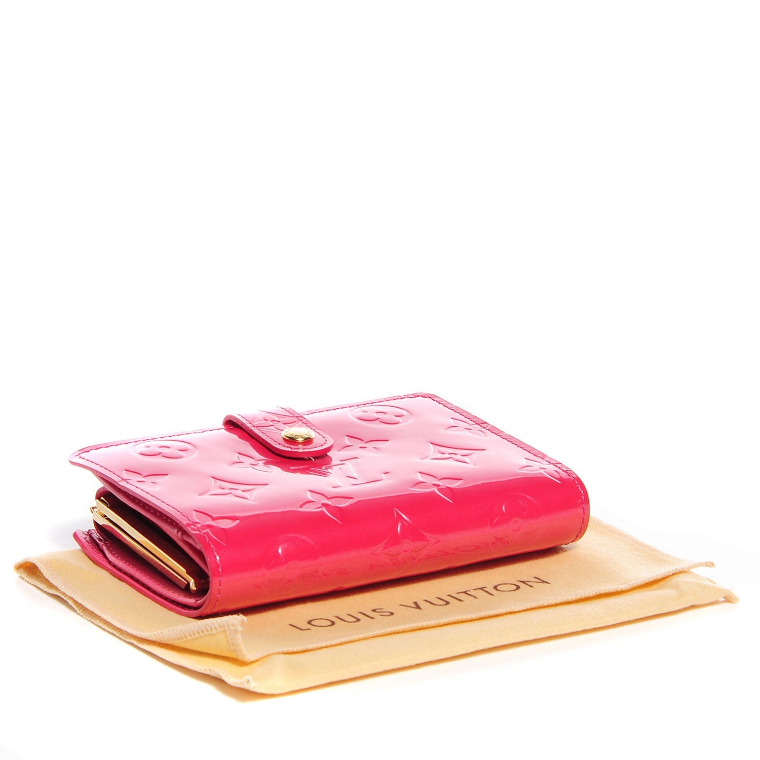 Louis Vuitton Vernis French Purse Wallet Framboise 4 of 8