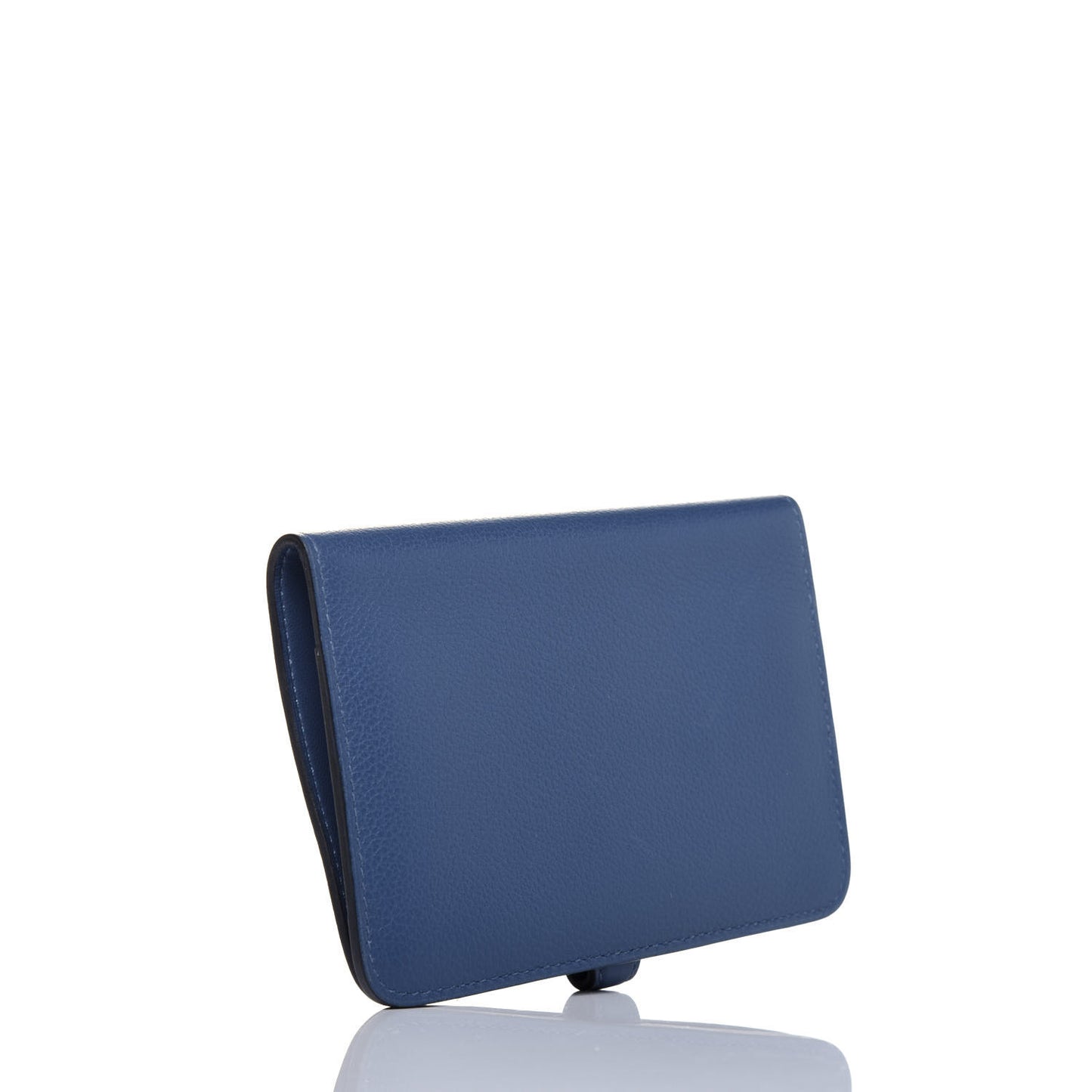 Togo Dogon Compact Wallet Bleu Brighton