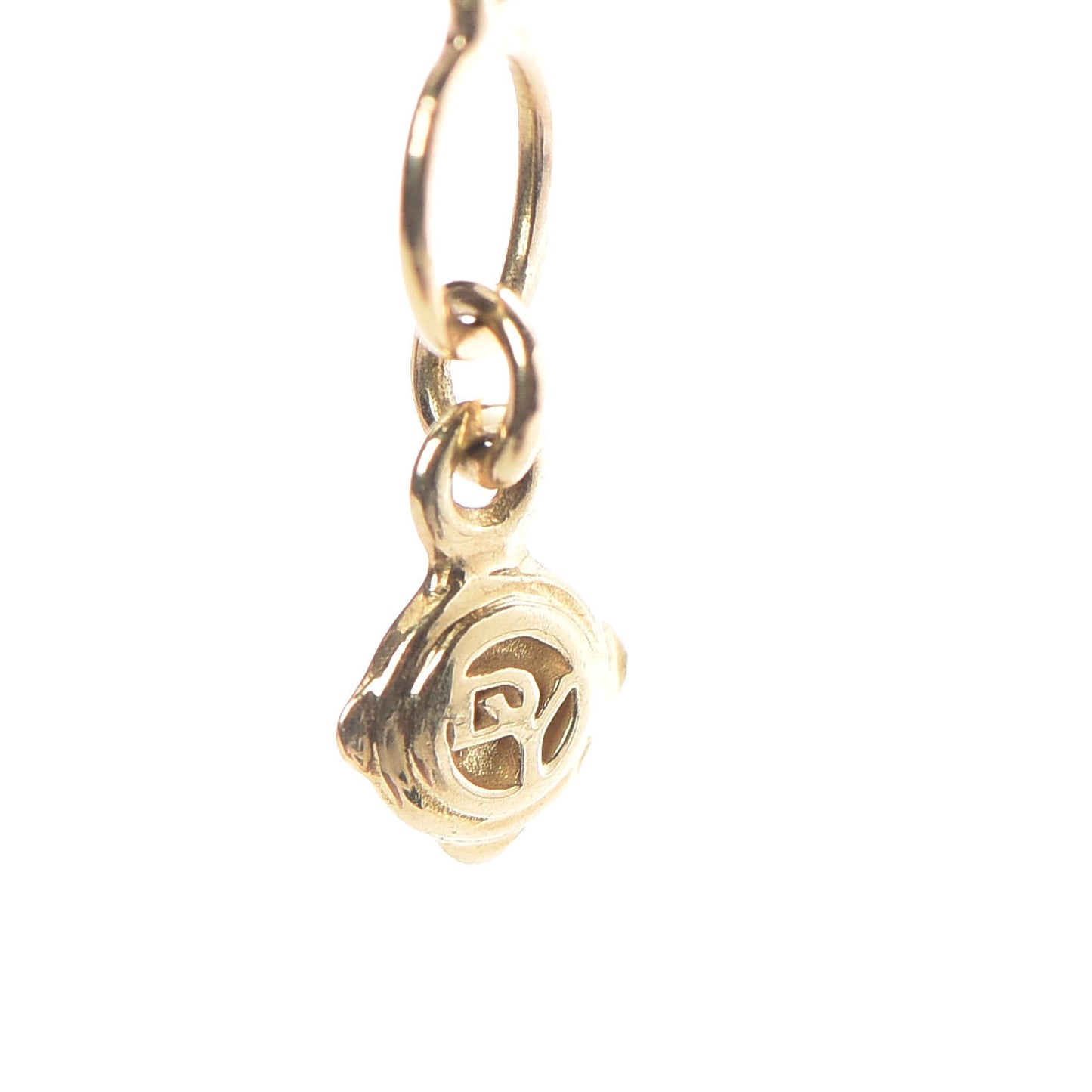 Sterling Silver Diamond Pearl 8mm Crossover Pendant Necklace