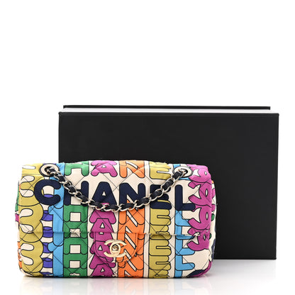 Chanel Printed Silk CC Small Single Flap Multicolor 13 of 13