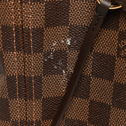 Louis Vuitton Damier Ebene Neo Neverfull MM Rose Ballerine 12 of 13
