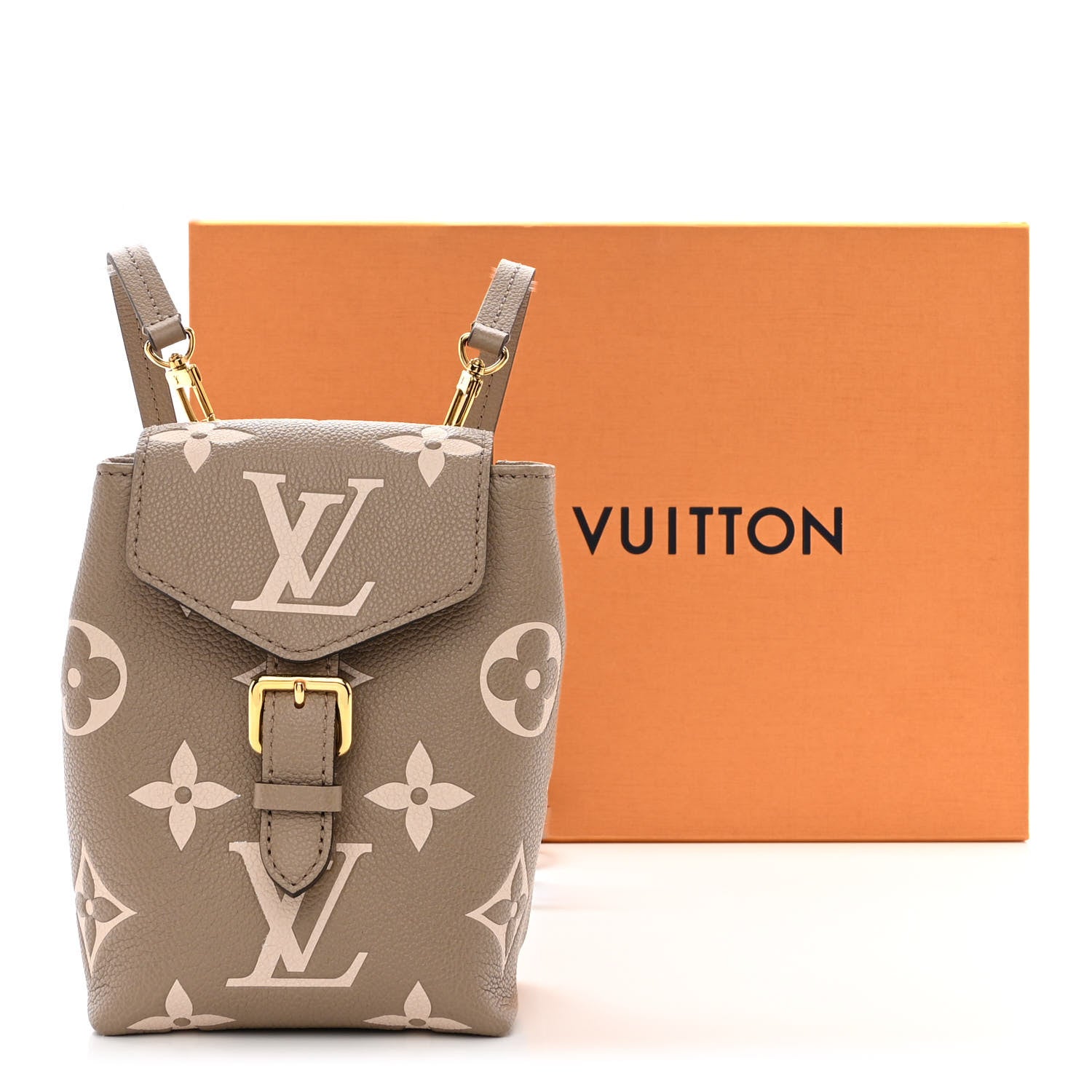Louis Vuitton Empreinte Monogram Giant Tiny Backpack Tourterelle Cream 10 of 10