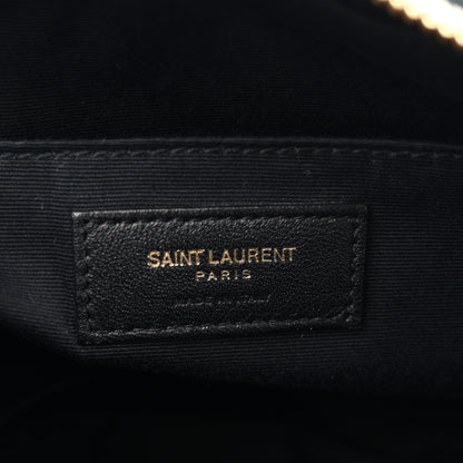 Saint Laurent Calfskin Matelasse Monogram Lou Camera Bag Military Green 6 of 11