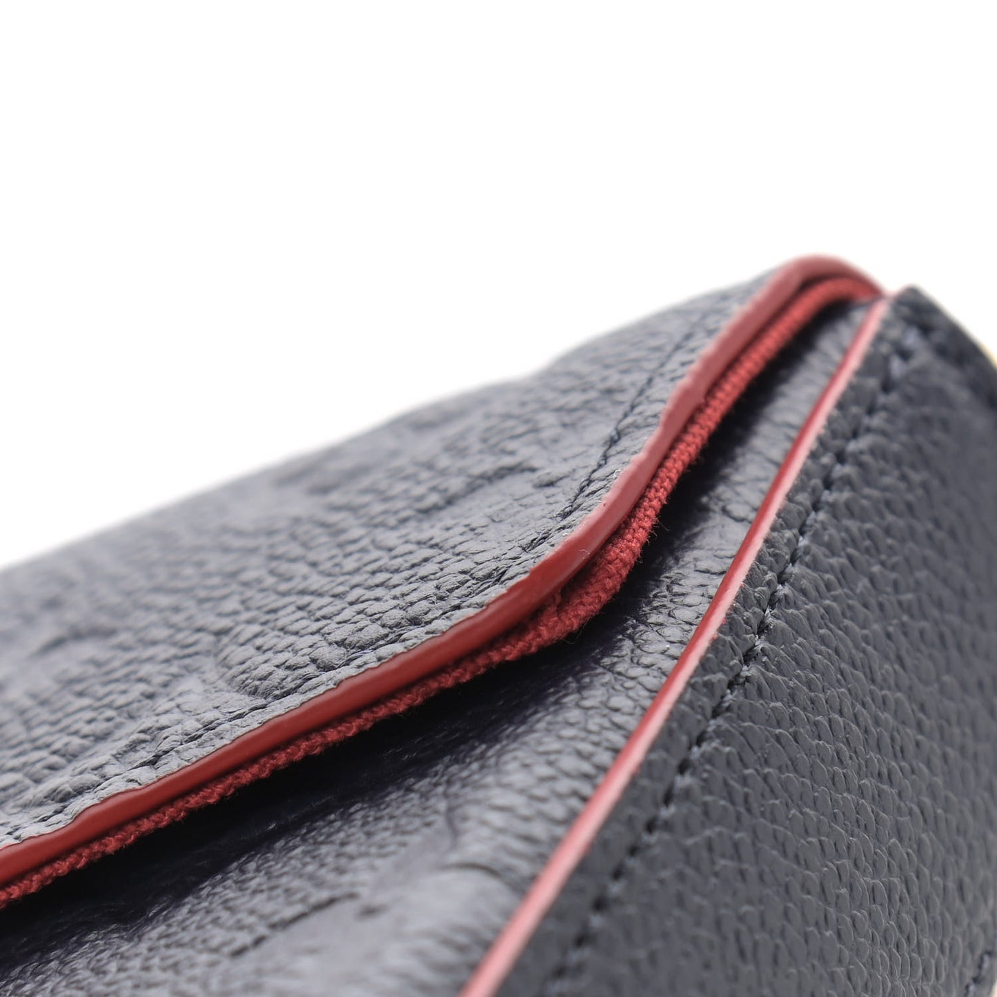Empreinte Pochette Felicie Chain Wallet Marine Rouge