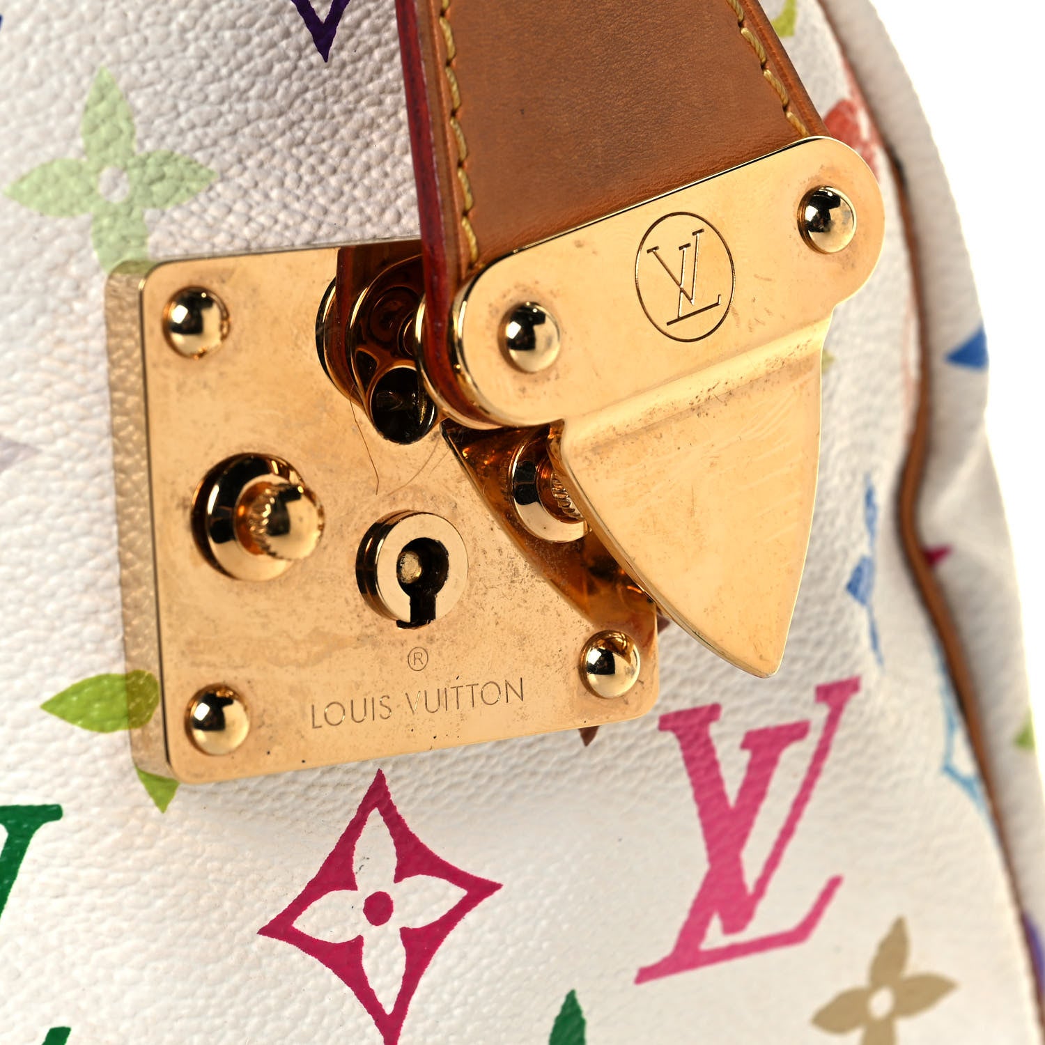 Louis Vuitton Monogram Multicolor Speedy 30 White 13 of 17