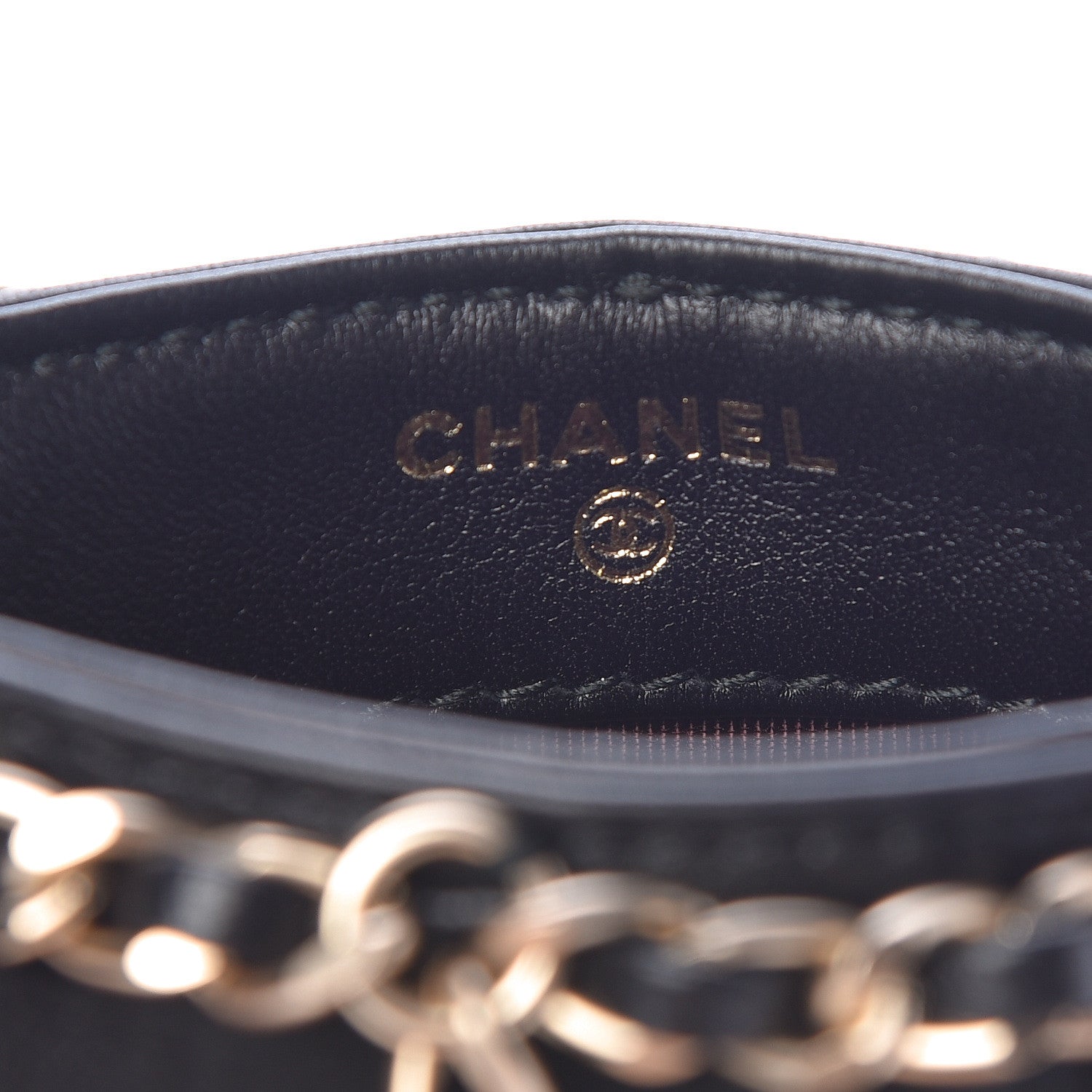 Chanel Lambskin Tech Me Out Clutch With Chain Black 6 of 12