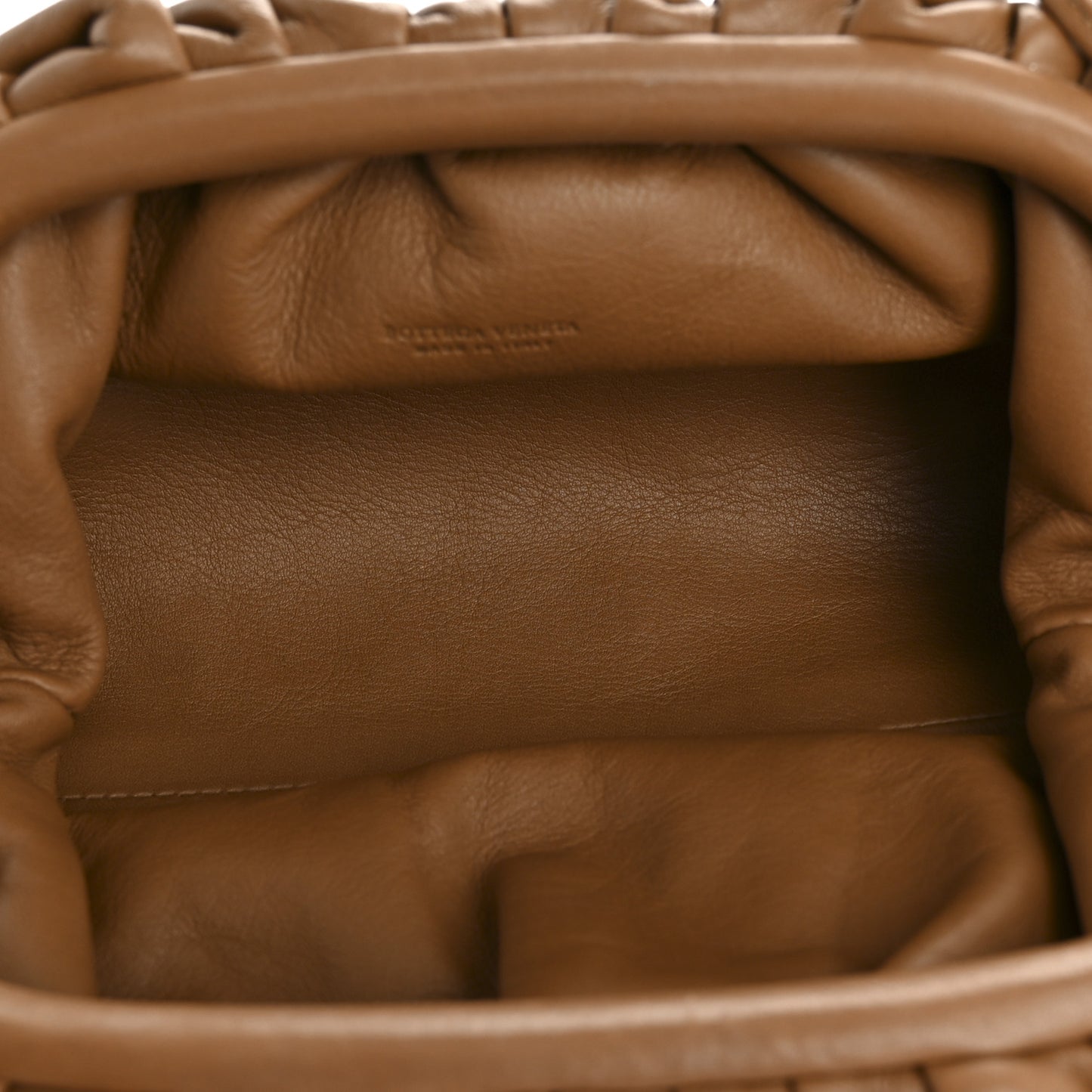 Butter Calfskin The Mini Pouch Teak