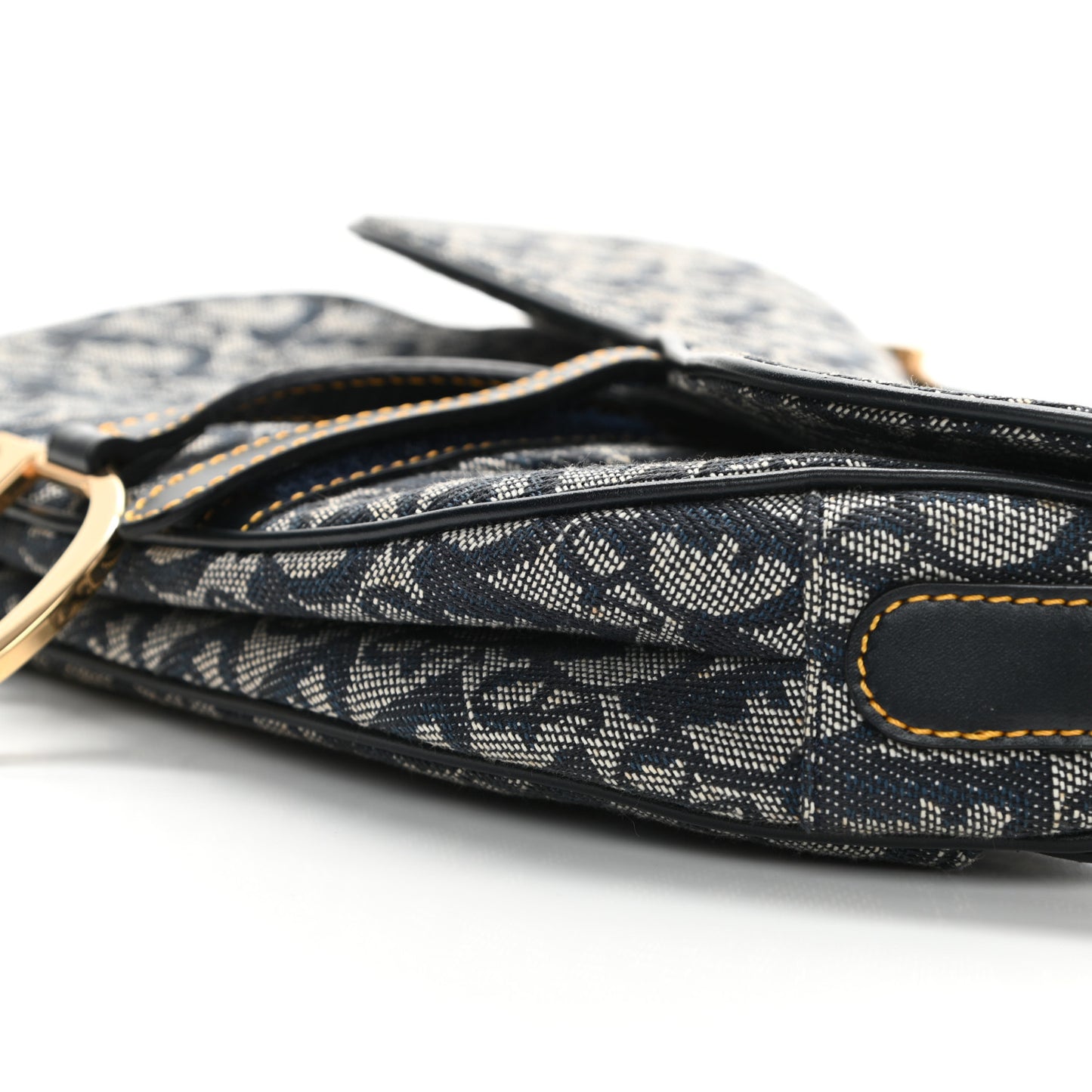 Monogram Saddle Bag Blue