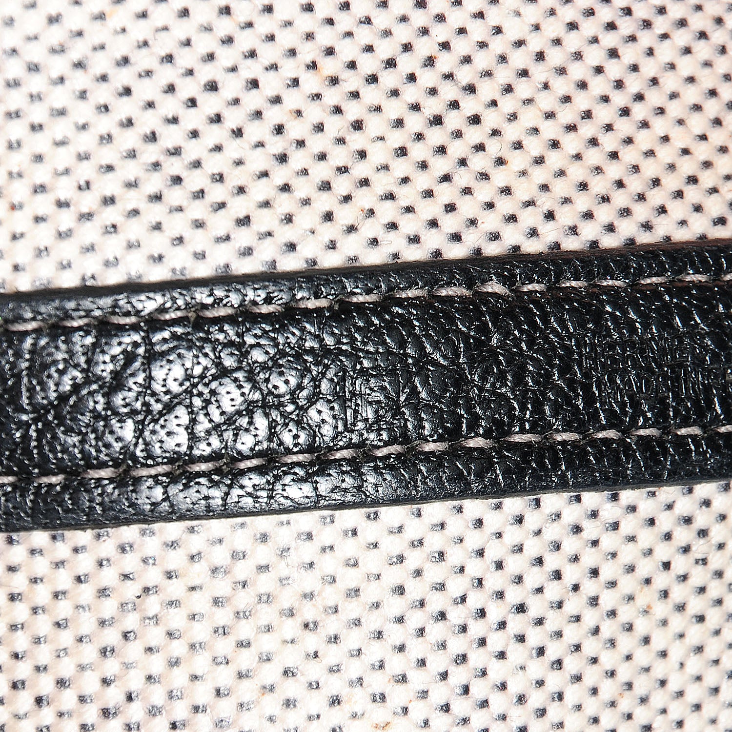 Hermes Toile Leather Garden Party MM 7 of 8