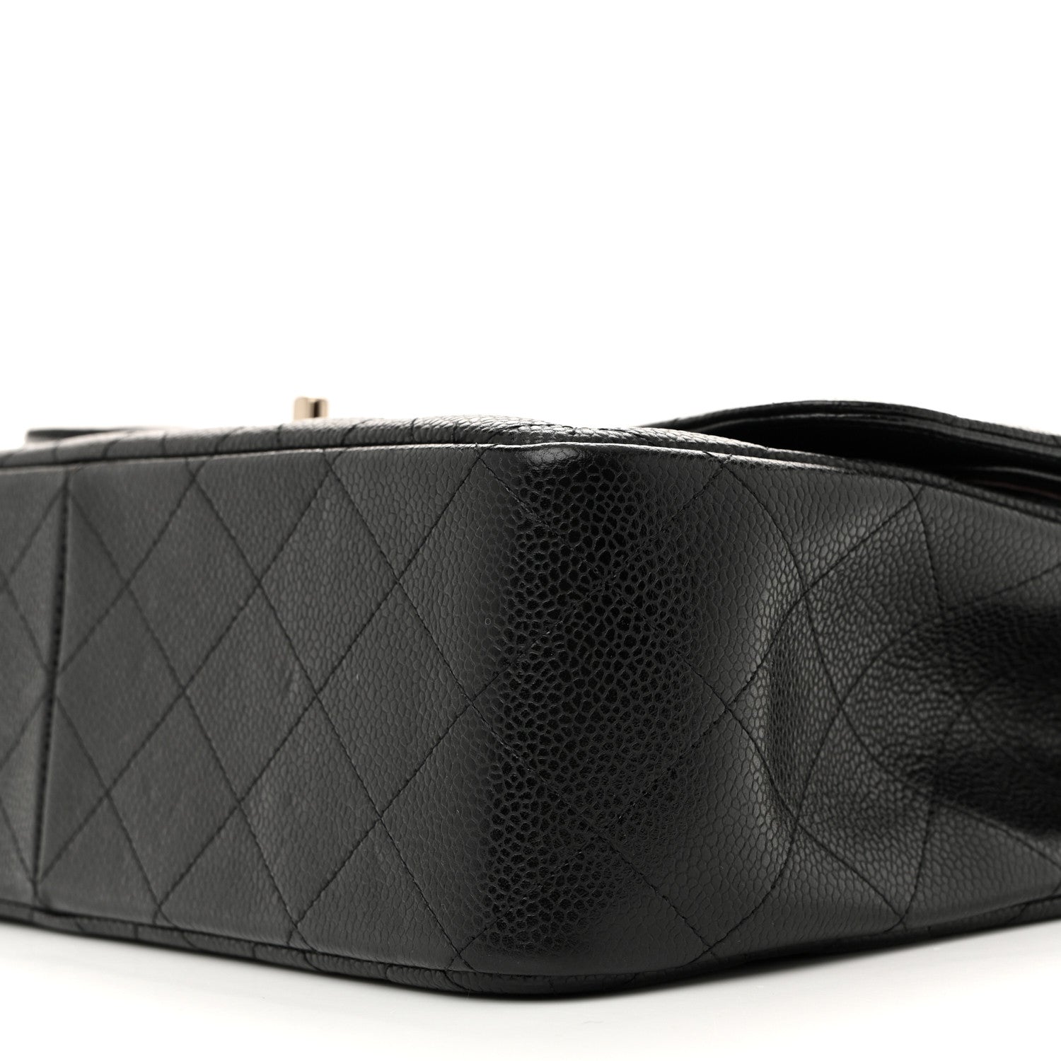 Chanel Caviar Quilted Jumbo Double Flap Black 10 of 12