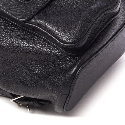 Gucci Cellarius Calfskin Medium Bamboo Backpack Black 5 of 8